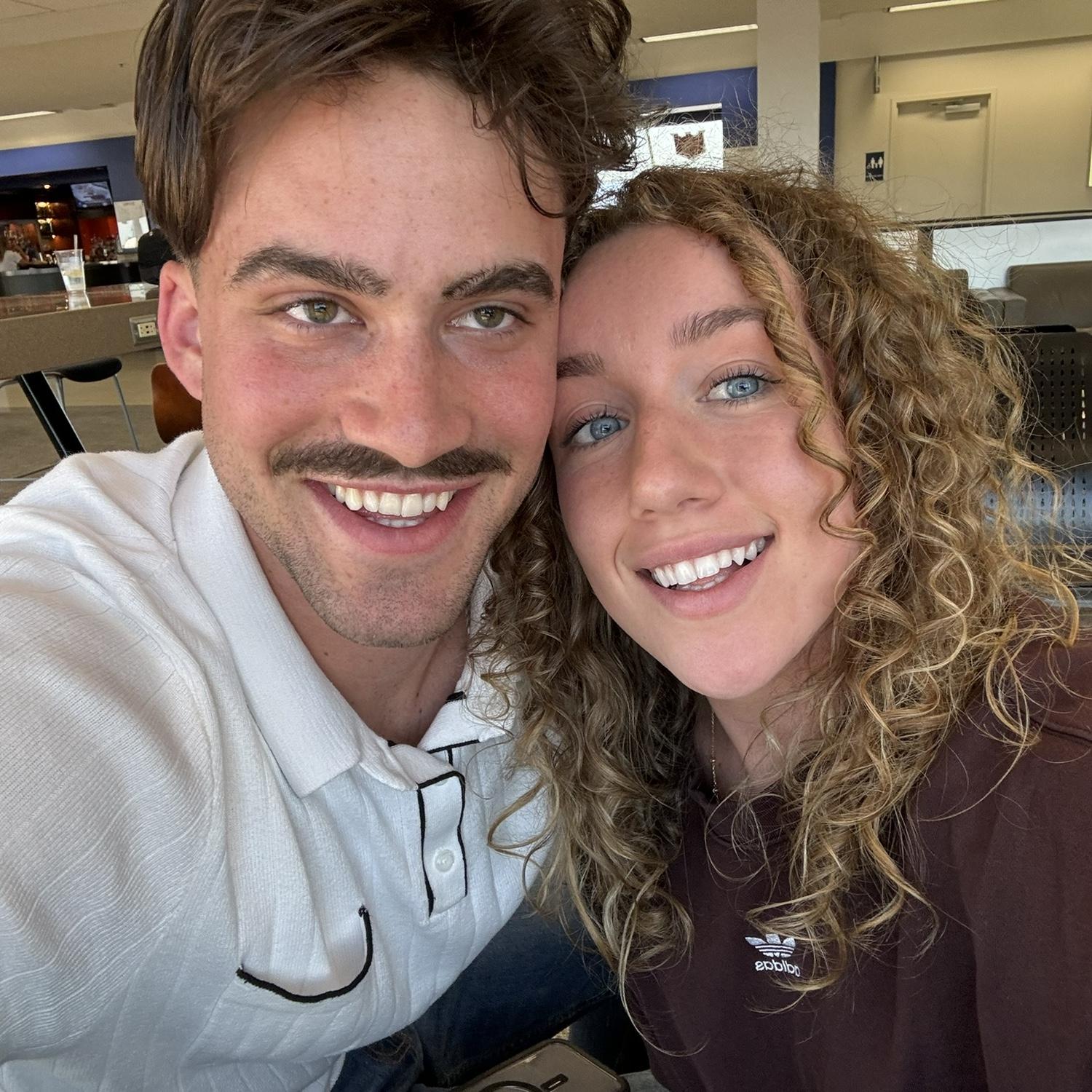 A lot of good byes at airports before we moved to the same city!