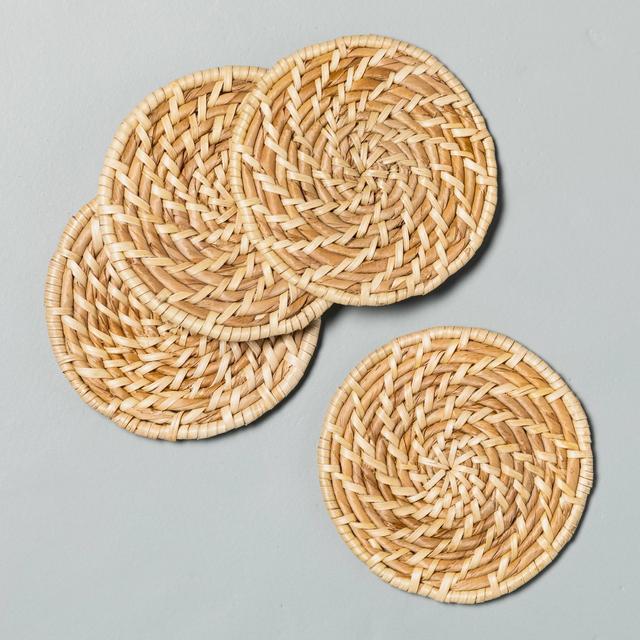 4pk Woven Coaster Set - Hearth & Hand™ with Magnolia