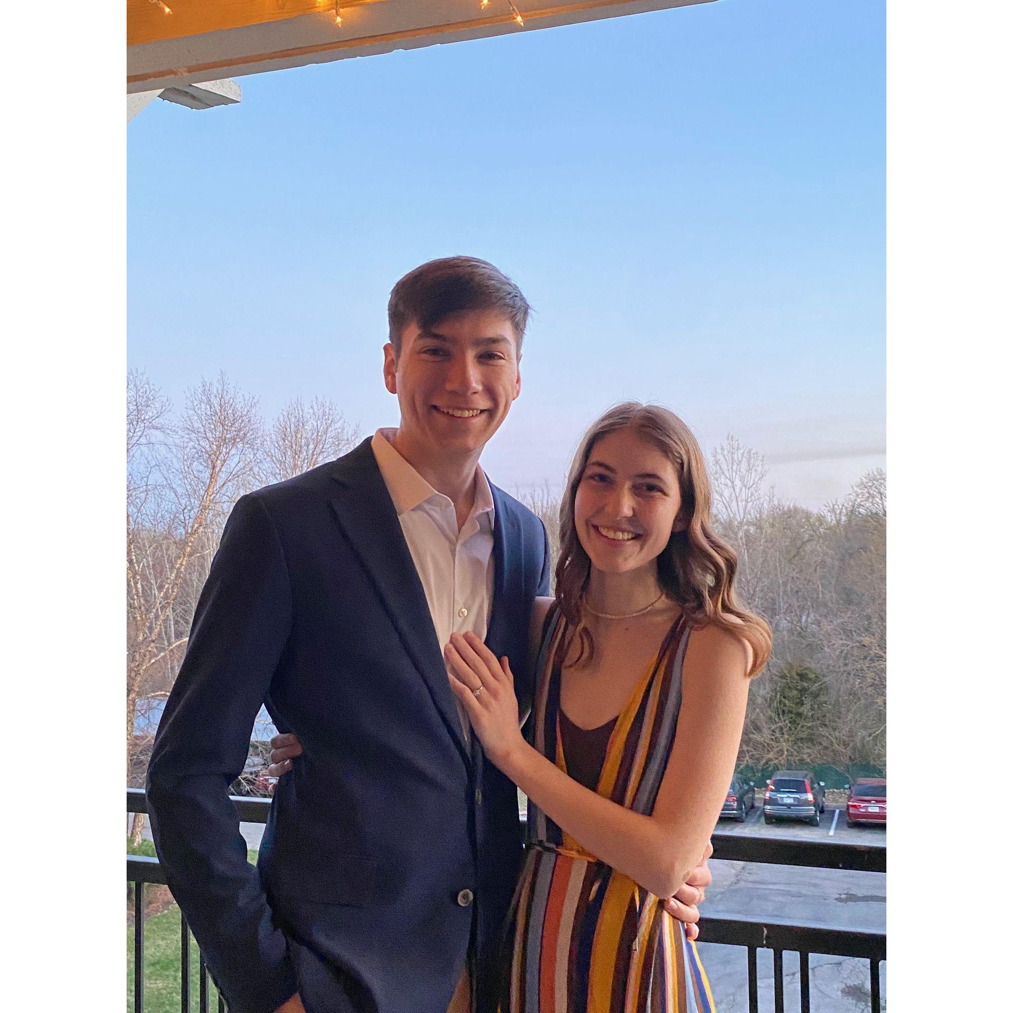Just before our Junior year engineering formal - 04/01/2023