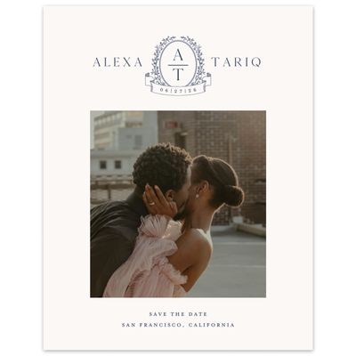 Beige Wedding Digital Save the Date - Hetherton Photo