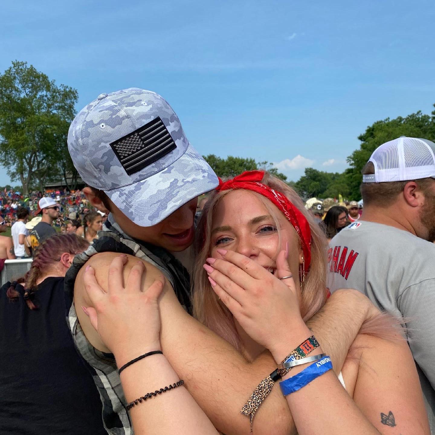 Our first time to country fest together
