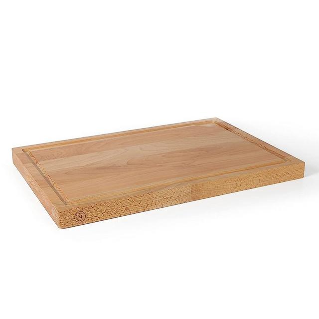 Martha Stewart Lochner 18 x 12 Beech Wood Cutting Board w/Juice Groove