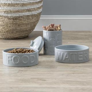 3-Piece Classic Bowls and Treat Jar Set