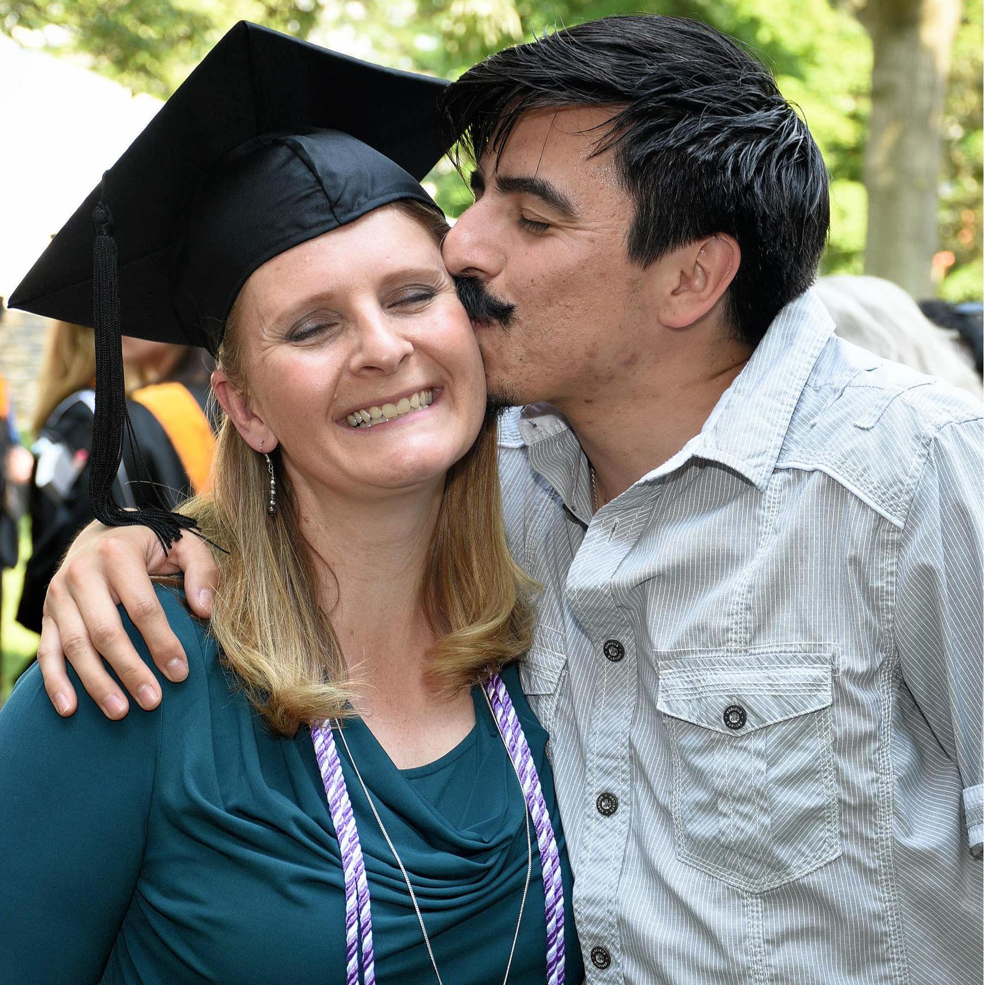 So proud! Erica getting her Master's Degree