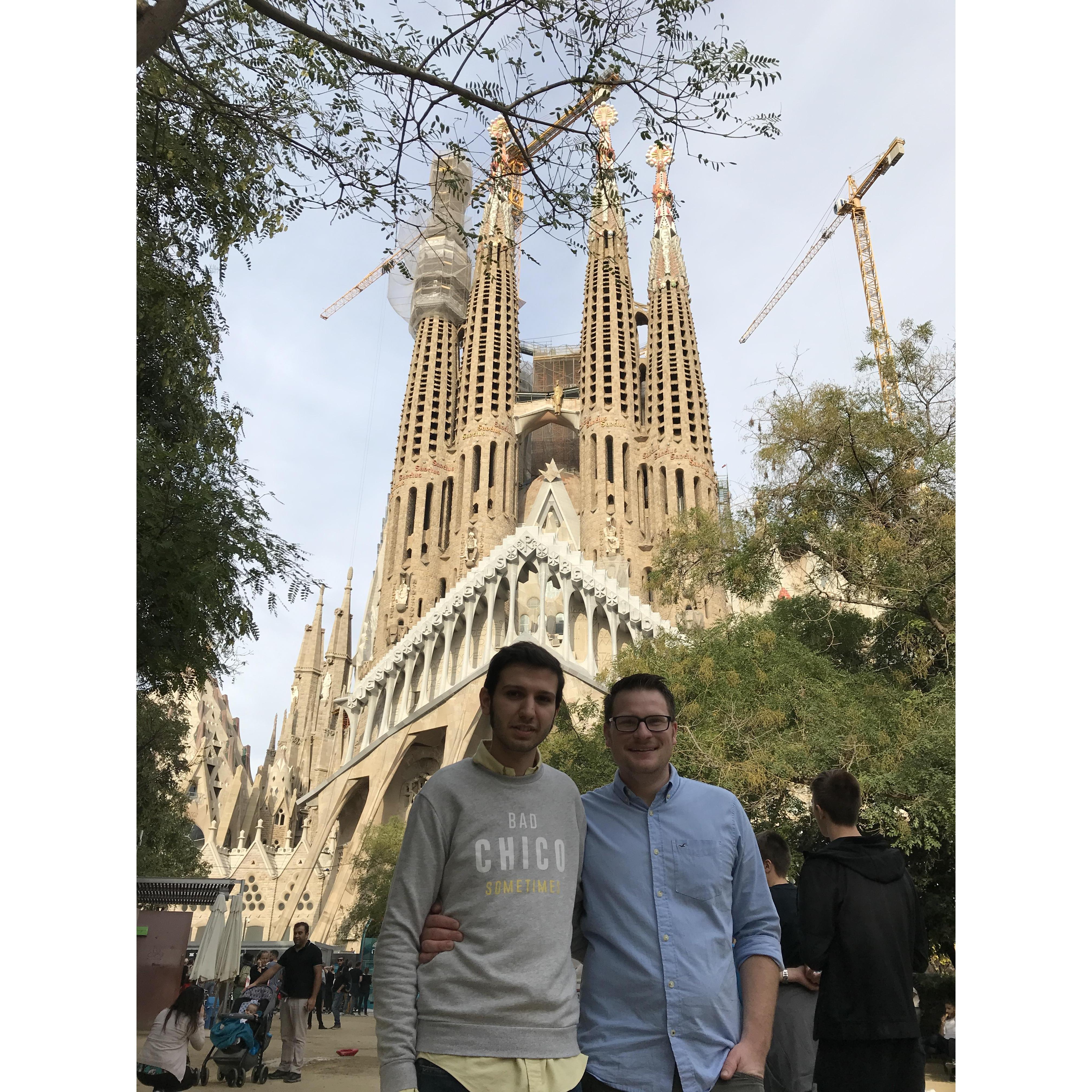 Sagrada Familia, Barcelona, Spain - November 2017