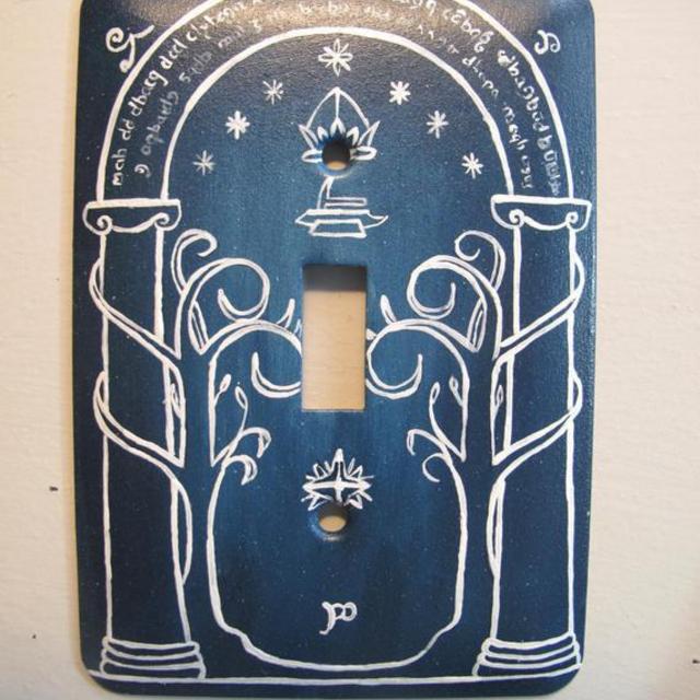 Lord of the Rings Doors of Durin Switch Plate