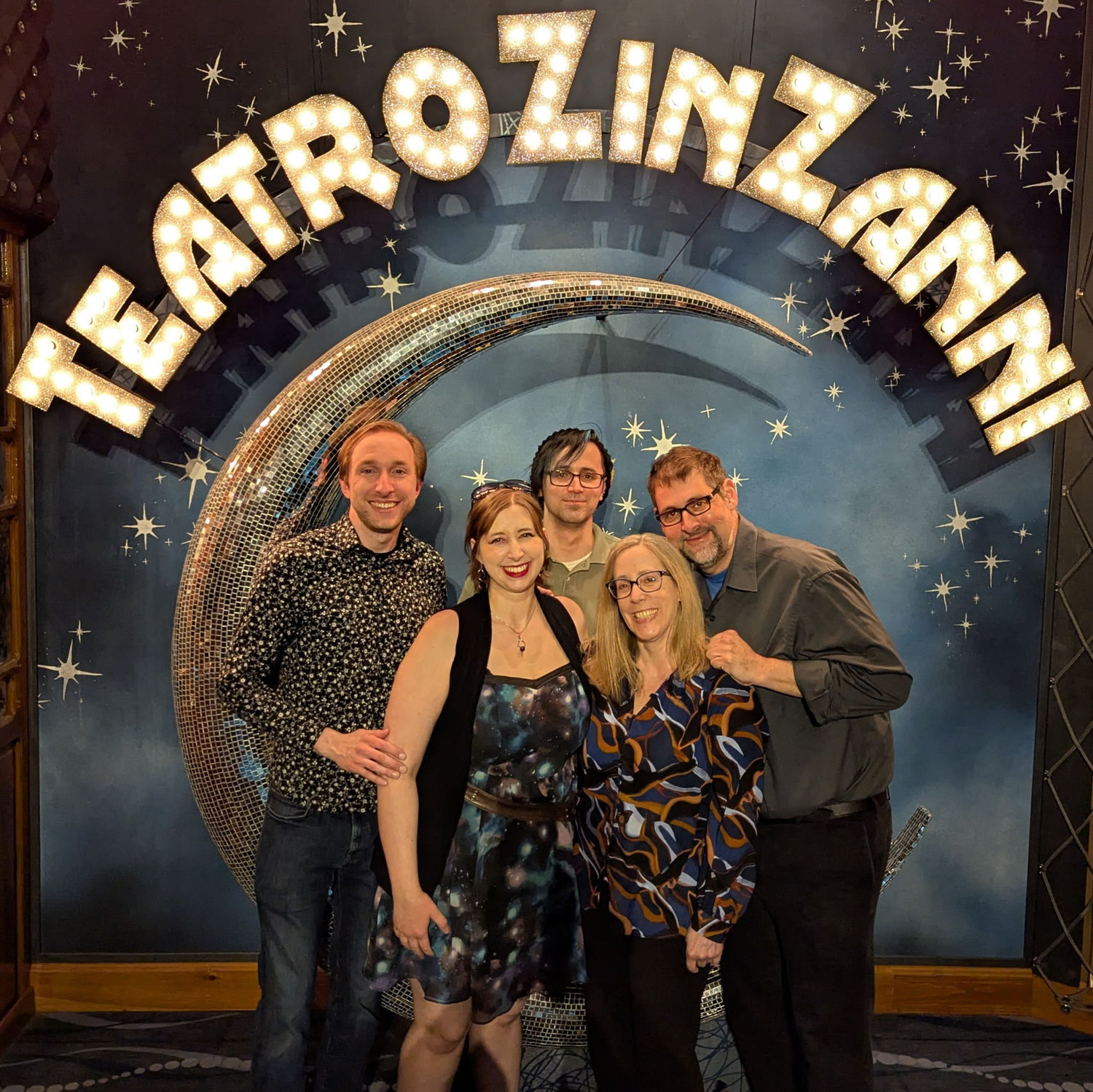 May 2025: Erin and Brian go with Erin's family to see Teatro ZinZanni in Chicago