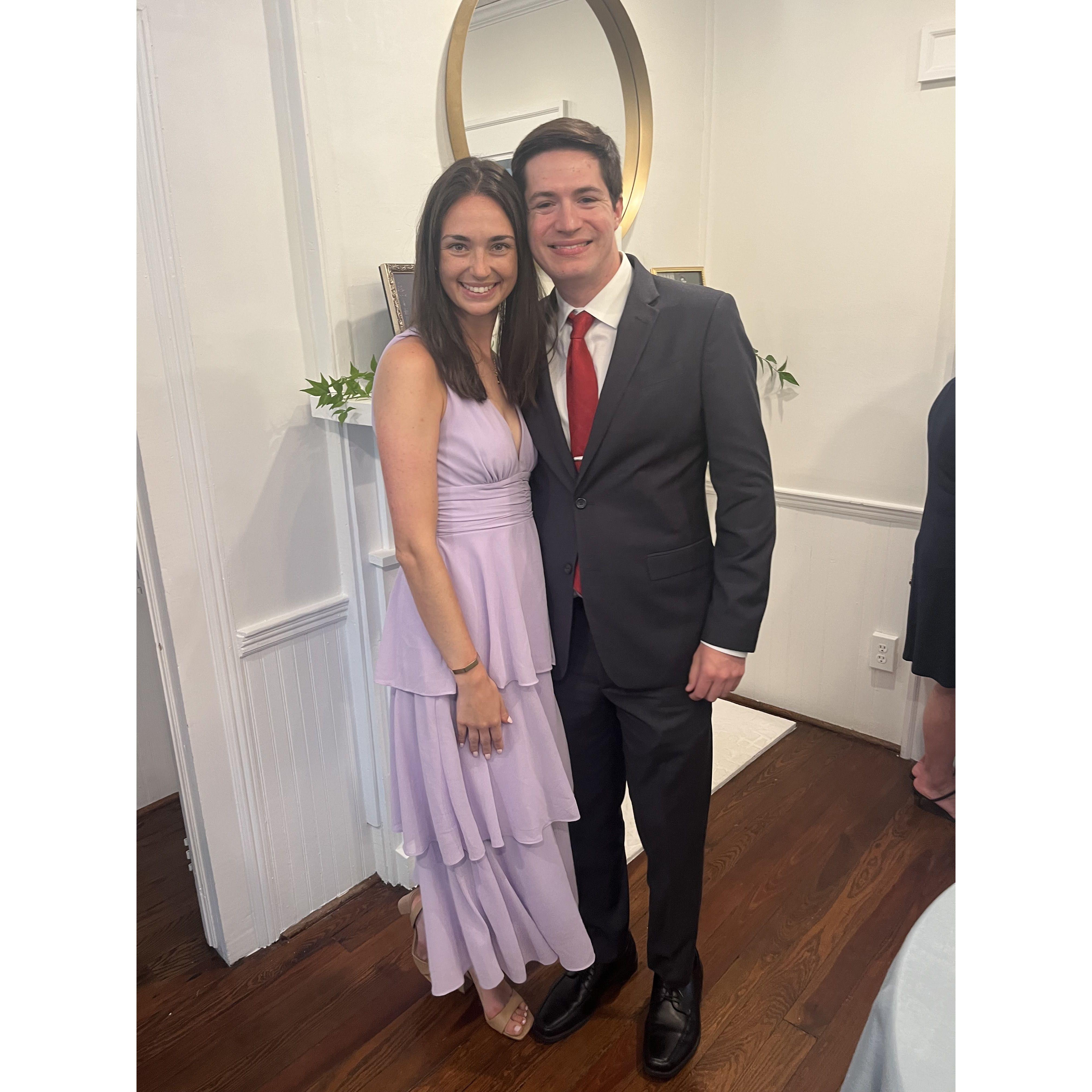 Celebrating a friend's wedding in 2024