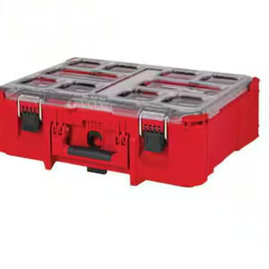 Milwaukee PACKOUT 20 in. Deep Small Parts Organizer with 6 Compartments and Quick Adjust Dividers 48-22-8432