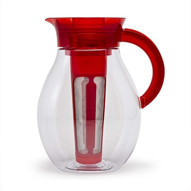 Primula The Big Iced Tea Maker - 1 Gallon Beverage Pitcher, Red