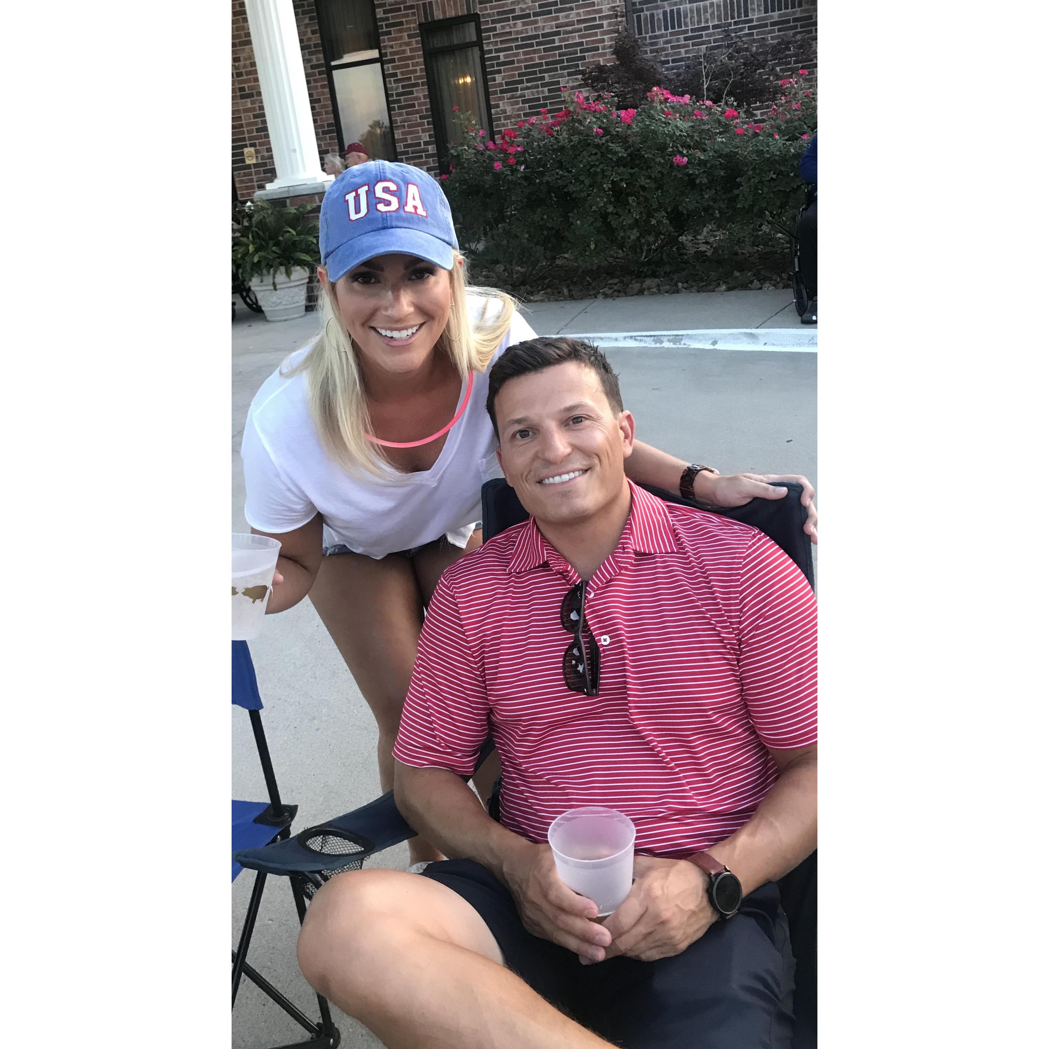 Our first 4th of July together