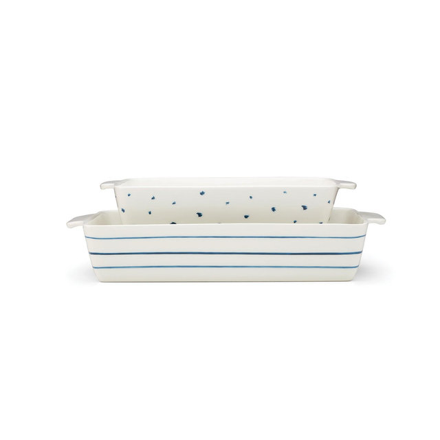 Lenox Blue Bay Rectangular Bakers 2-Piece Set