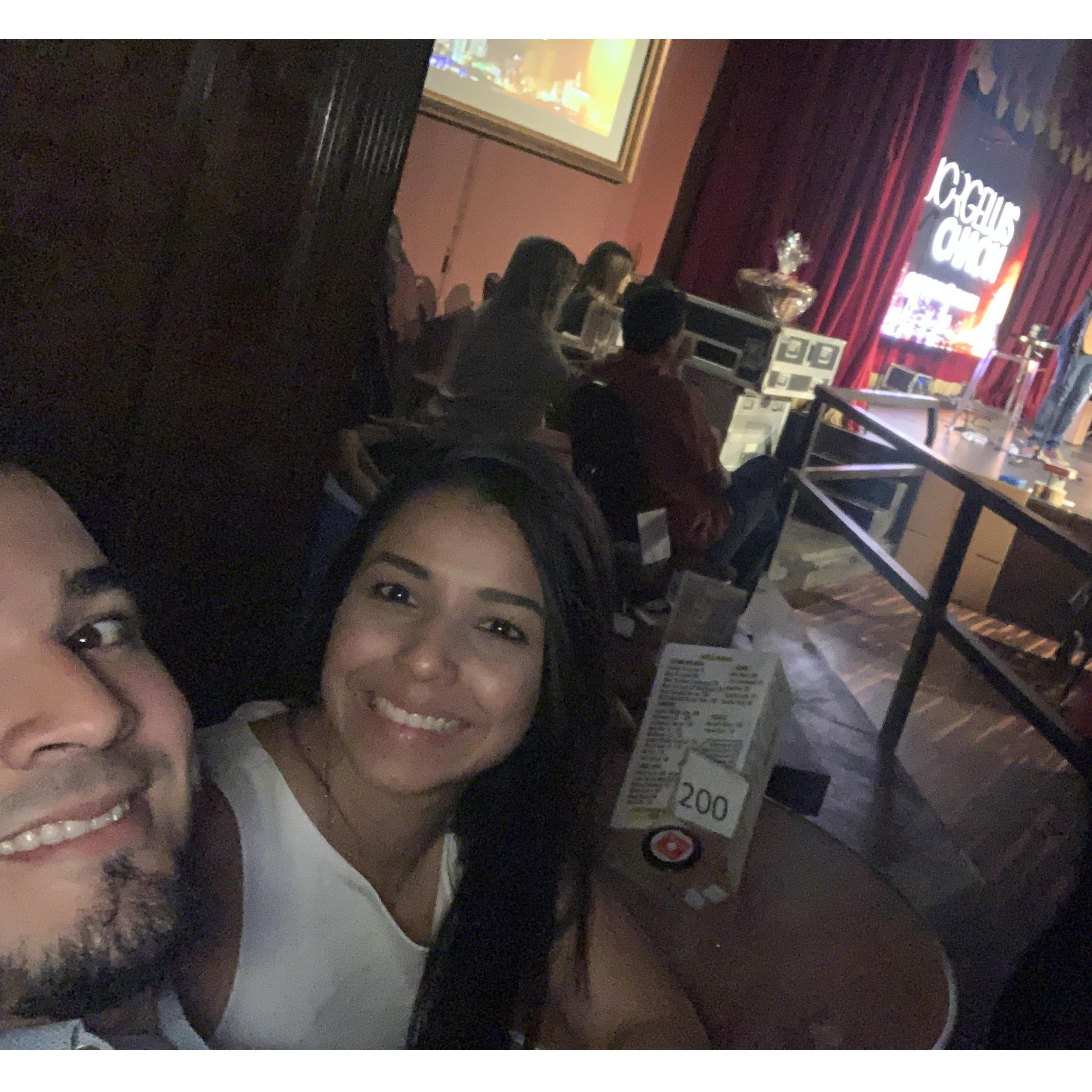 Show George Harris juntos!!! Nos regalaron las entradas! Ninguno de los dos paga por verlo xD