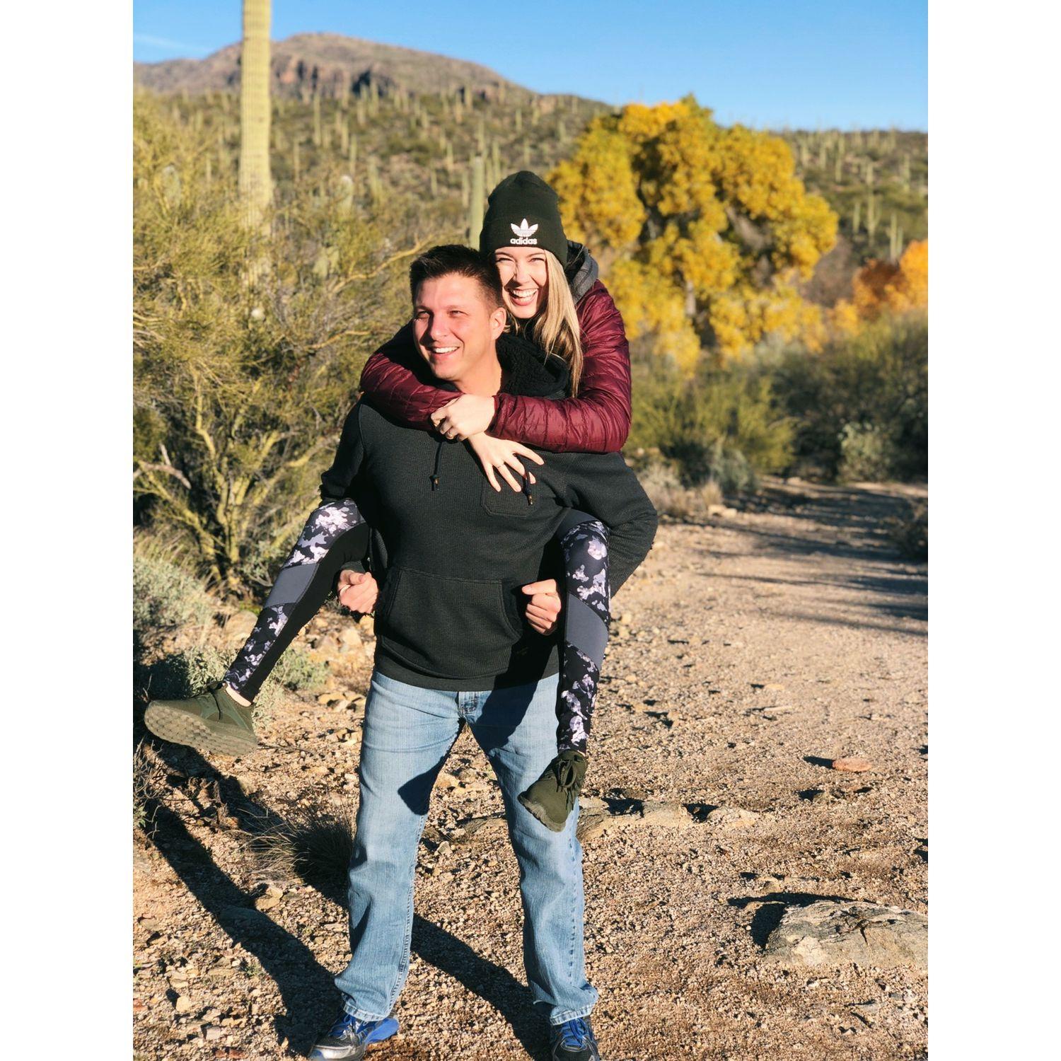 A hike in Tucson