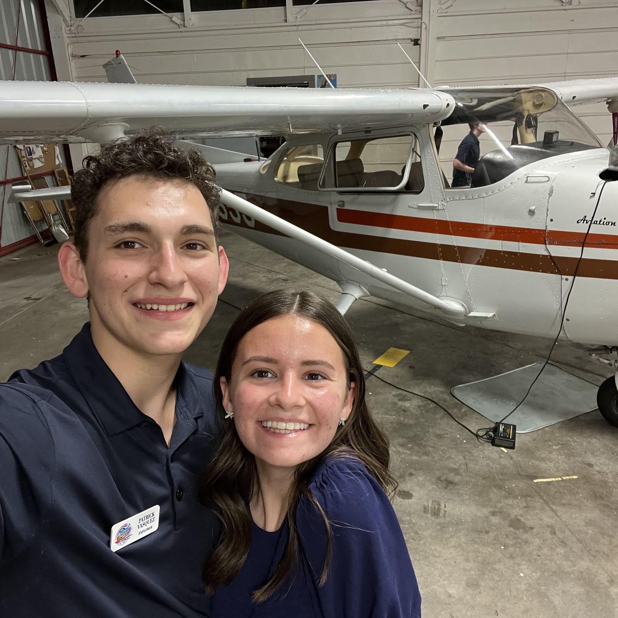 Skipped Patrick's Senior Prom to be at the Aviation Post instead!