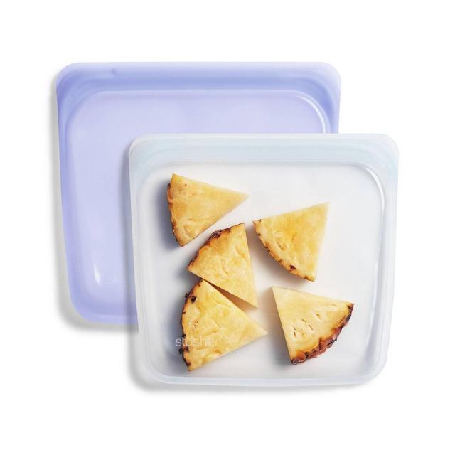 stasher Sandwich Plus Sandwich Bundle Lavender/Clear