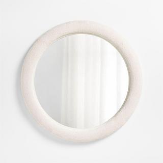 Harris Boucle Round Wall Mirror
