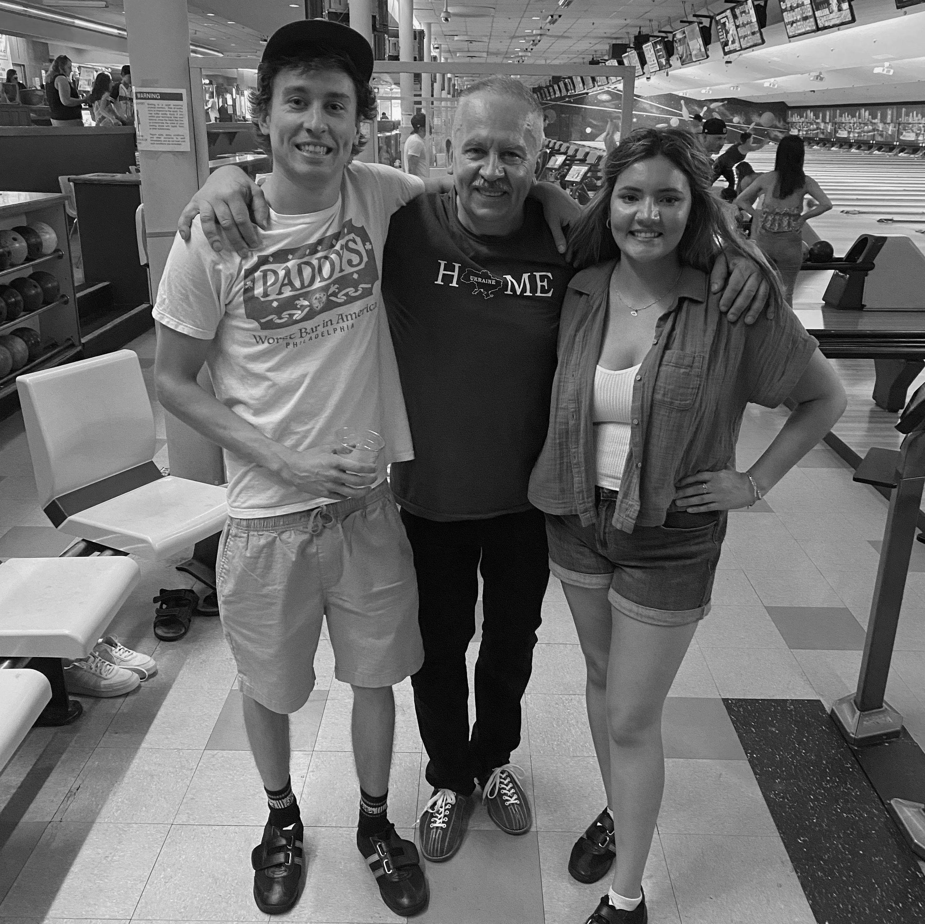 Bowling with Nick and Anatoly