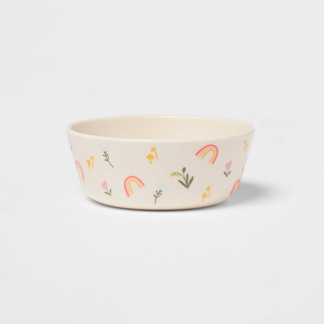 Bamboo Melamine Cereal Bowl Unicorn - Pillowfort™