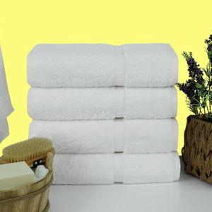 Chakir Turkish Linens | Hotel & Spa Quality 100% Cotton Premium Turkish Towels | Soft & Absorbent (4-Piece Bath Towels, White)