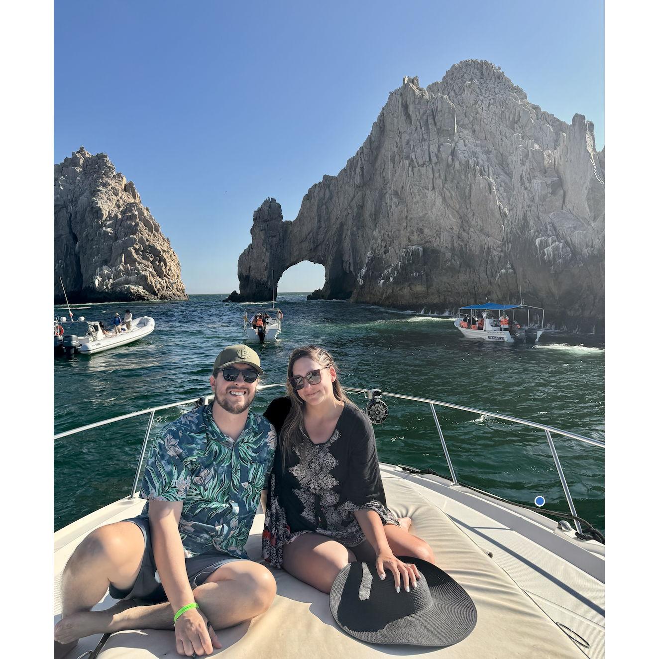 July 7, 2024 - Sunset yacht ride back to the Arch