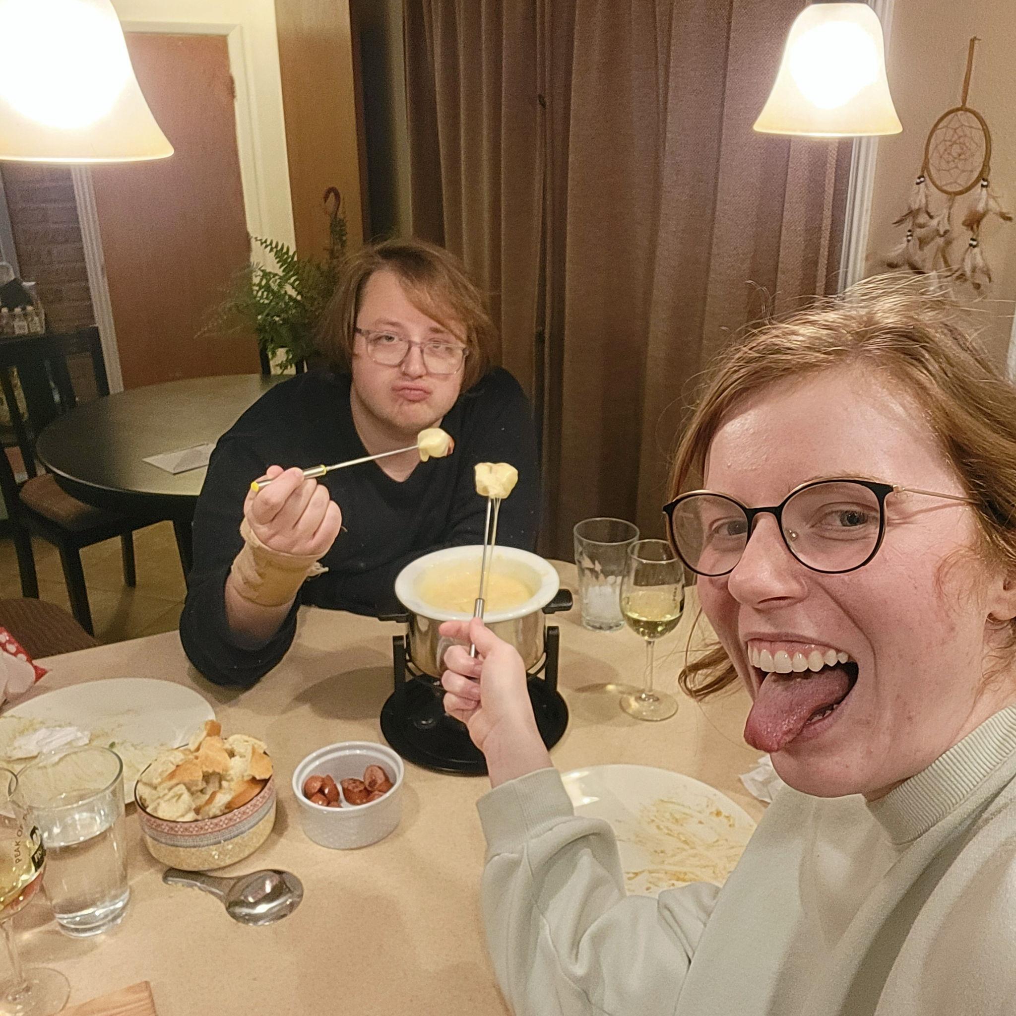 10 PM Christmas fondue