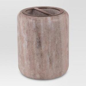 Toothbrush Holder Beige Marble - Threshold™