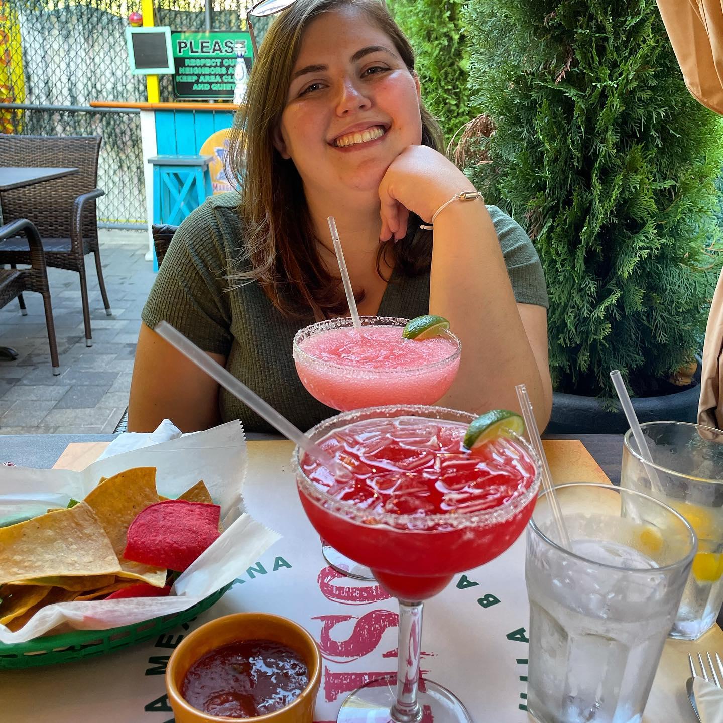 One of our favorite date spots (Jalisco in Glen Cove, NY). We LOVE tacos + margaritas.