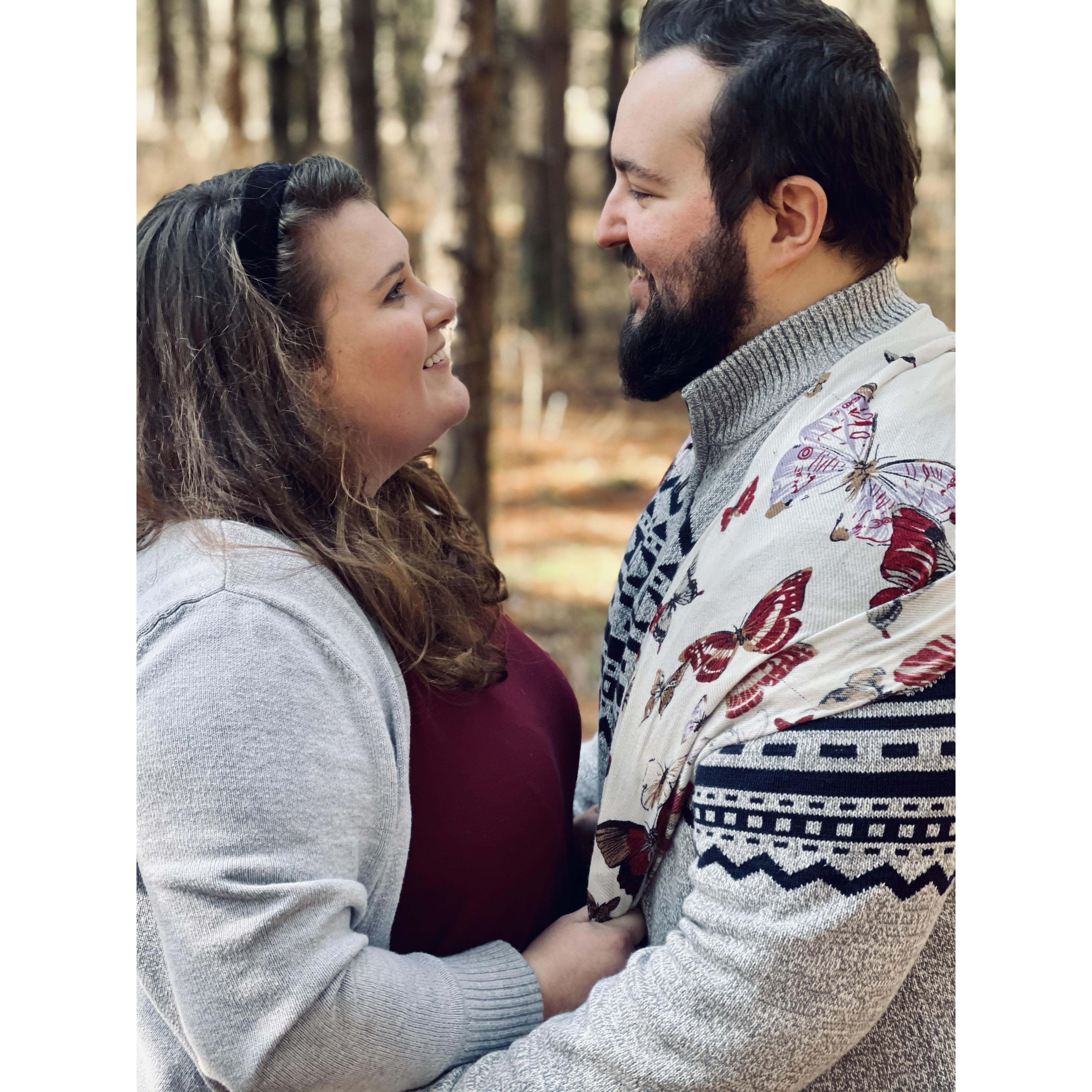 One of the bride's and groom's favorite images of the two of them!