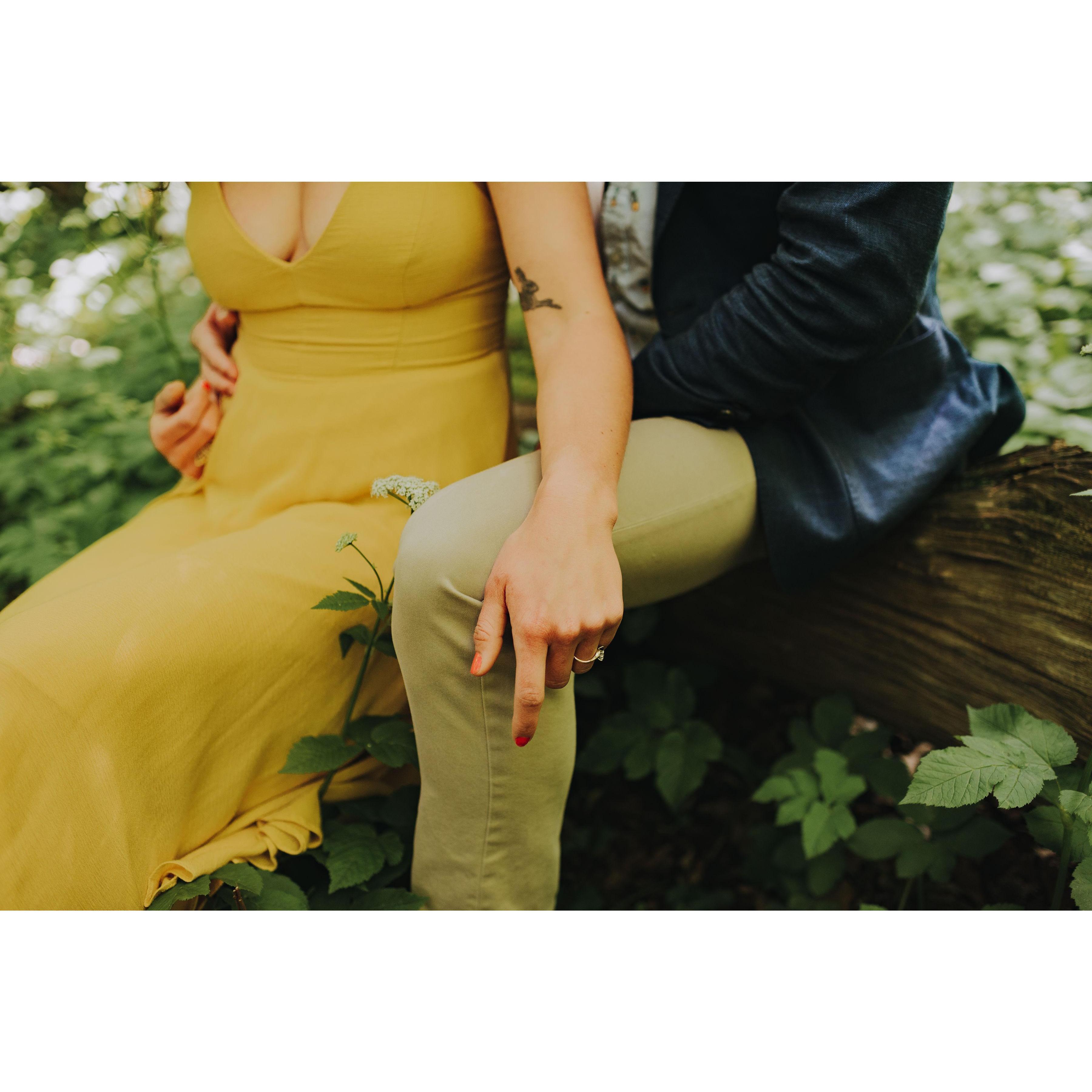 Engagement shoot w/ @hellocaitcarr. Prospect Park, Brooklyn.