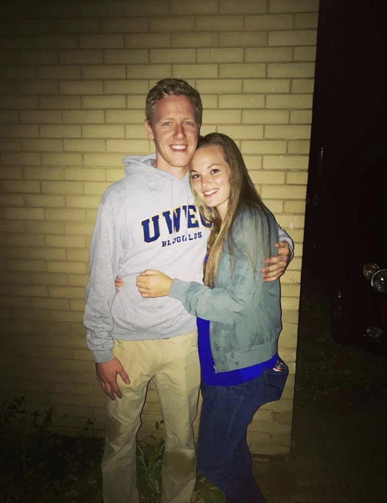 Our first photo together