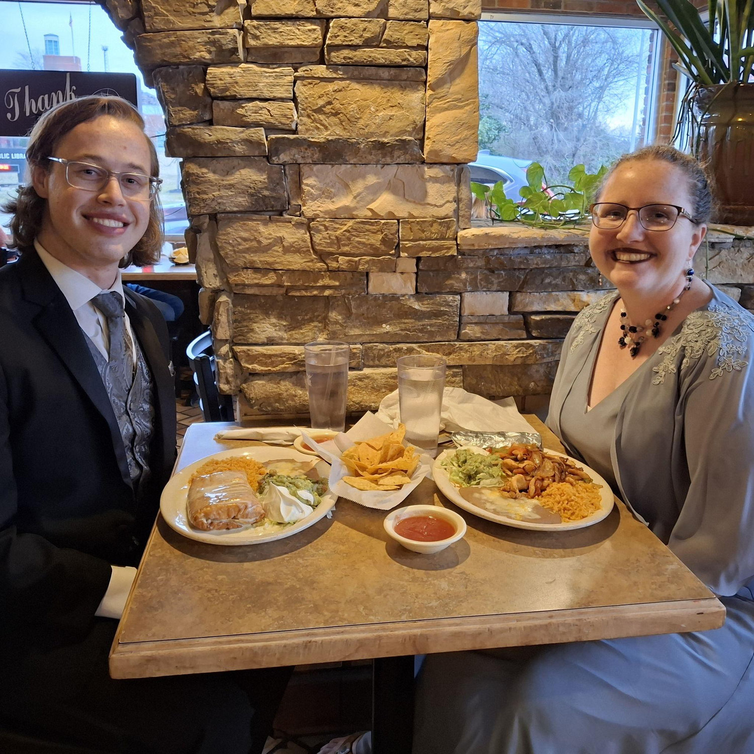 Valentine's Day at the exact same spot as our first date.