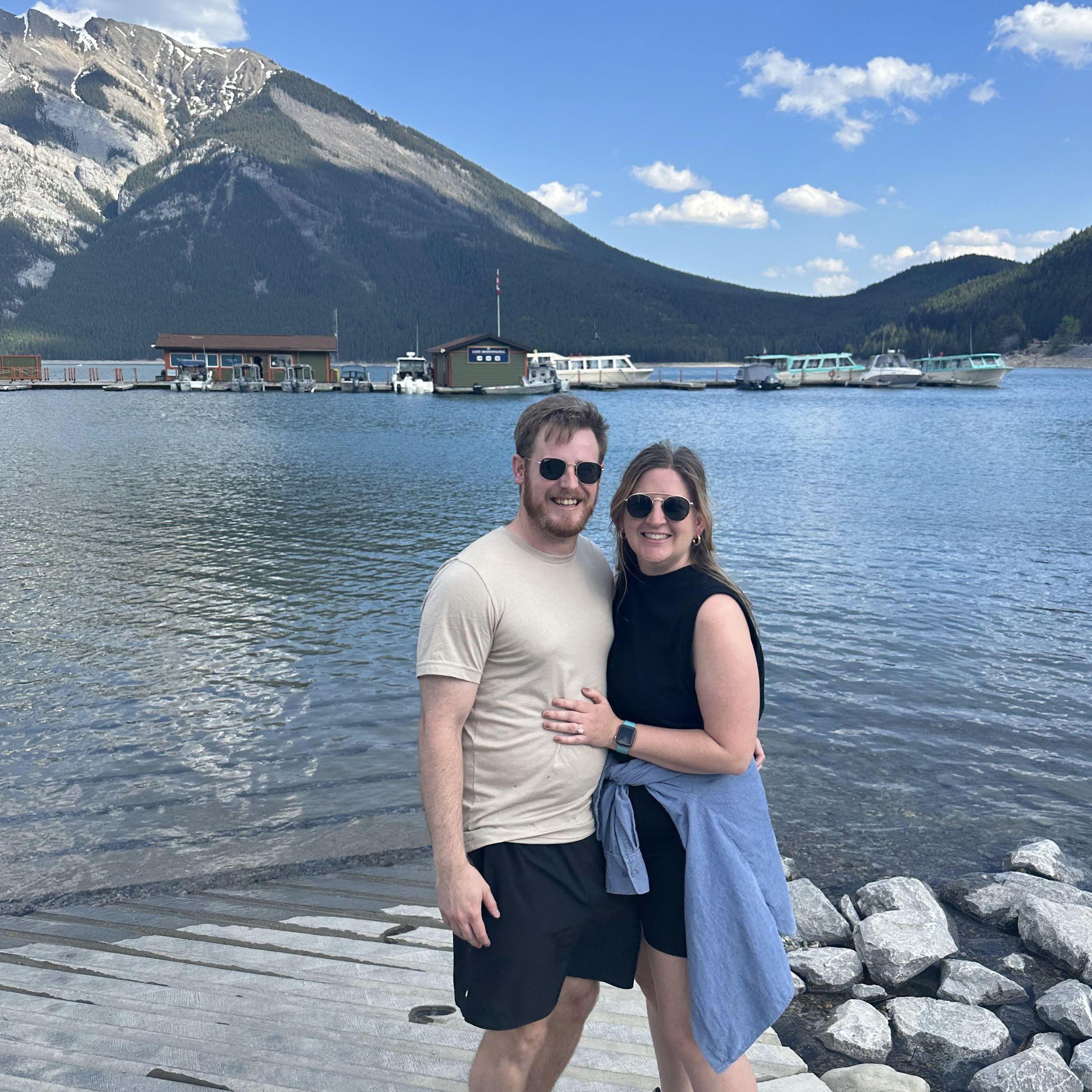 Engagement at Lake Minnewanka