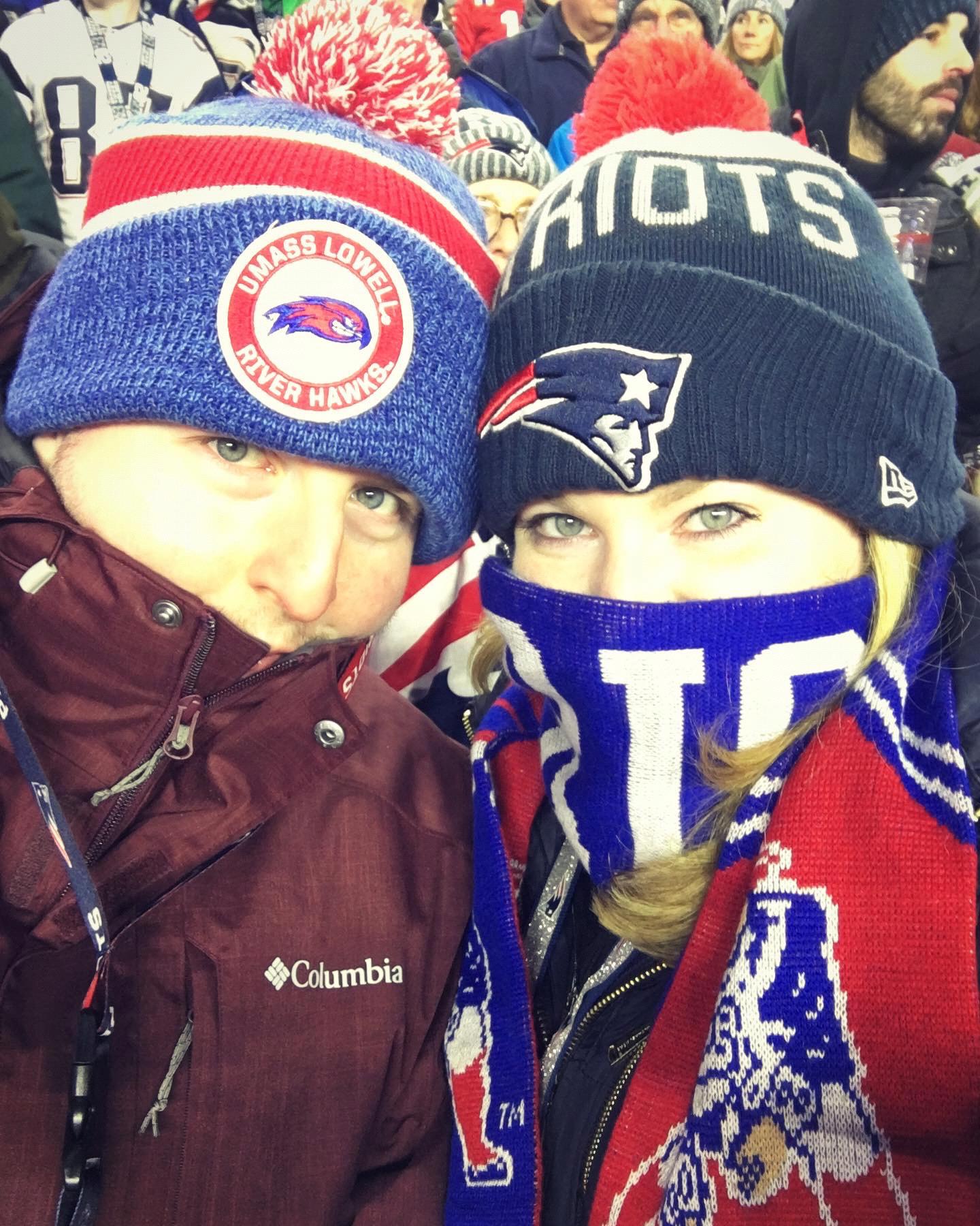 Survived the cold Pats game in December 2019, and the Pats won!