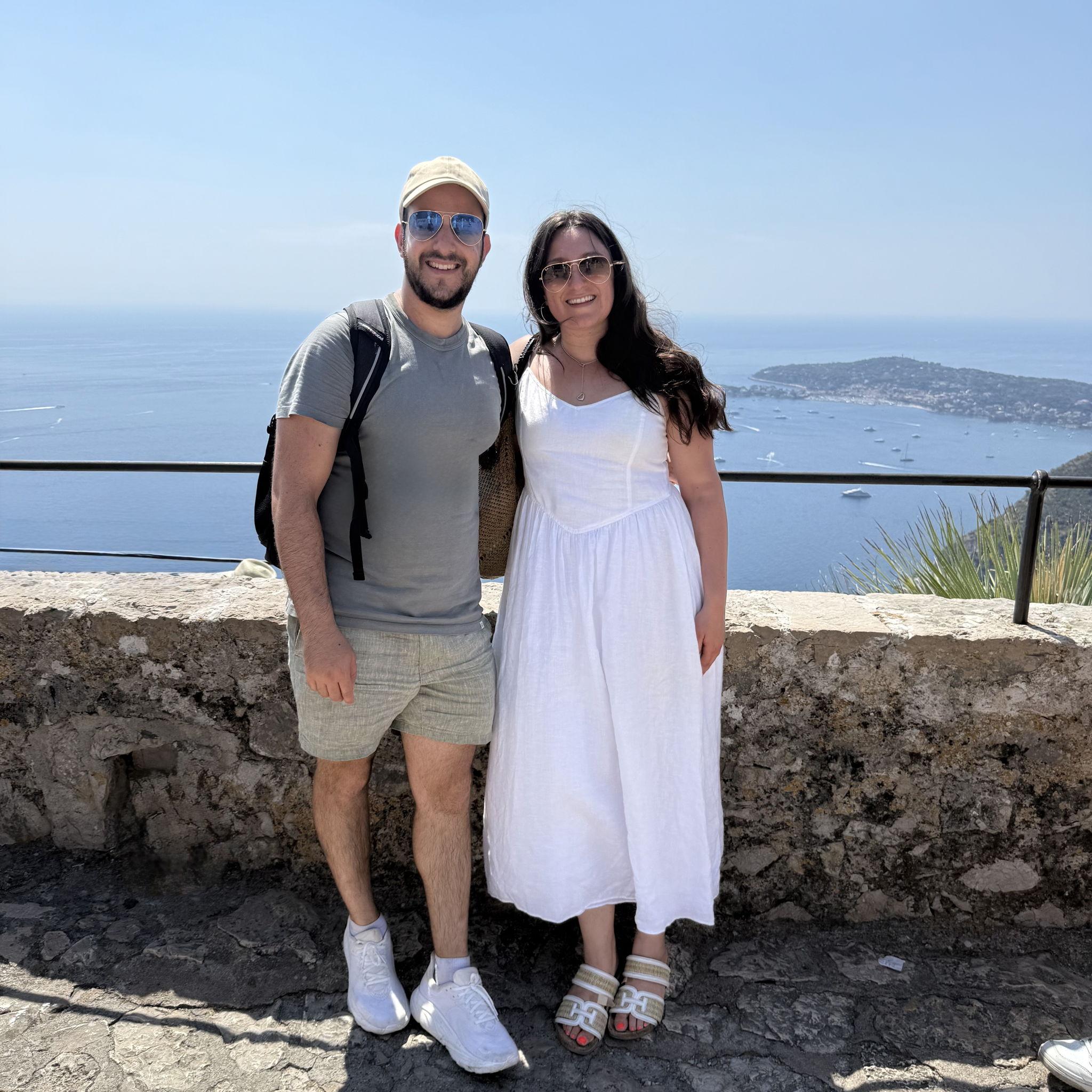 Trekked up a mountain in Èze.