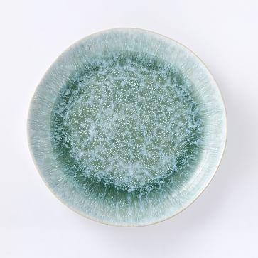 Reactive Glaze Dinner Plates (set of 4) - Dusty Mint