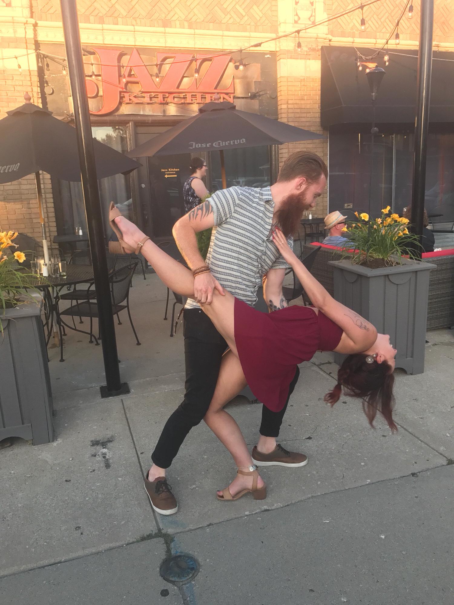 Latin dancing for Ryan's 24th birthday!