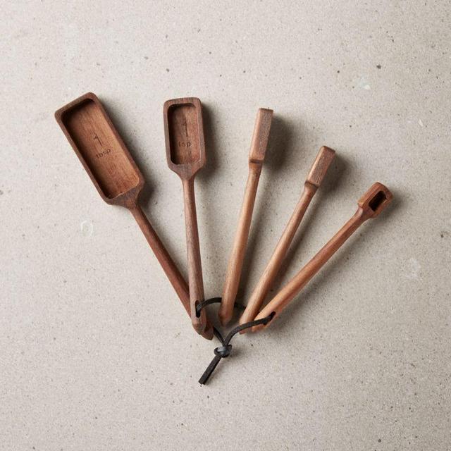 Keep It Exact Walnut Wood Measuring Spoons