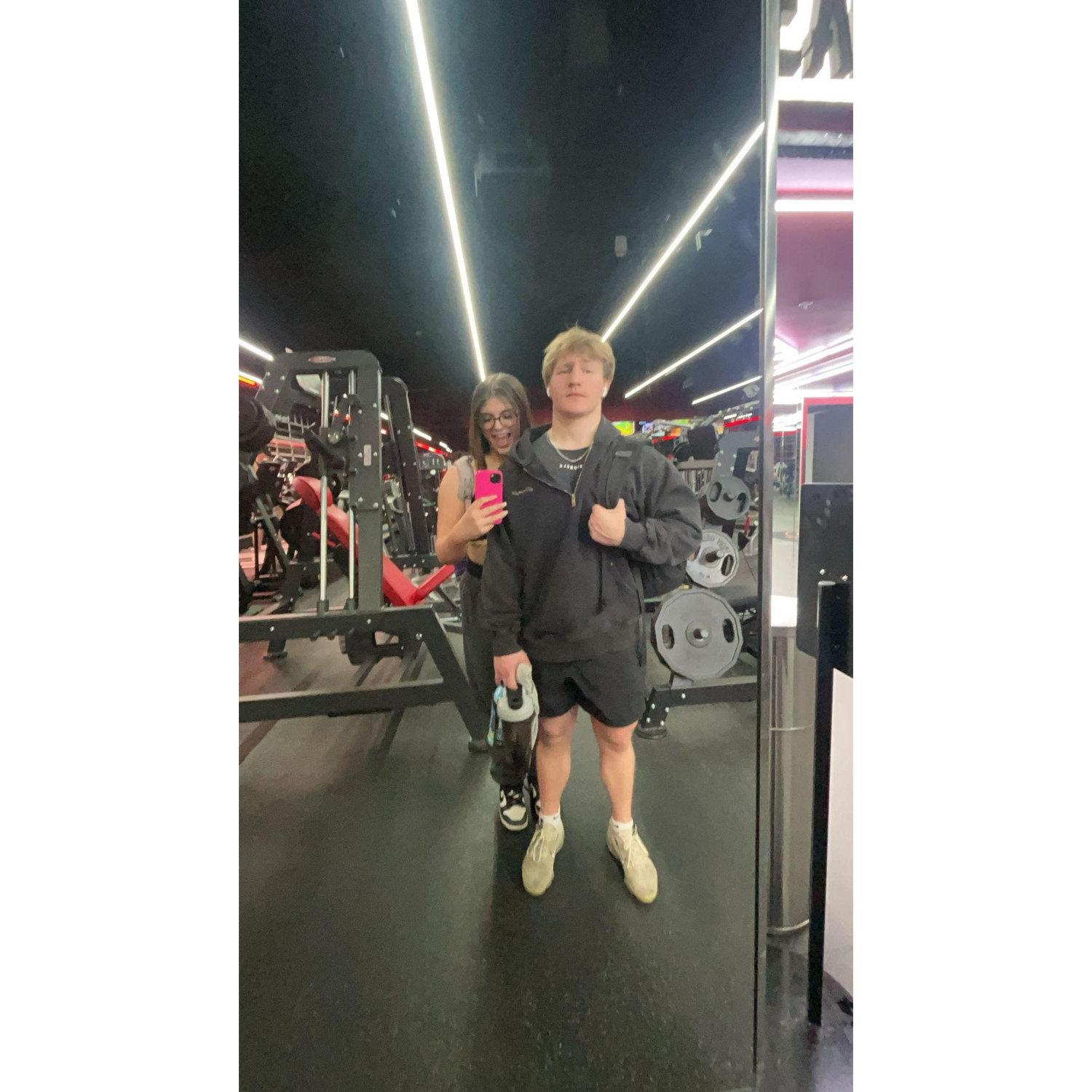 Always at the gym together!