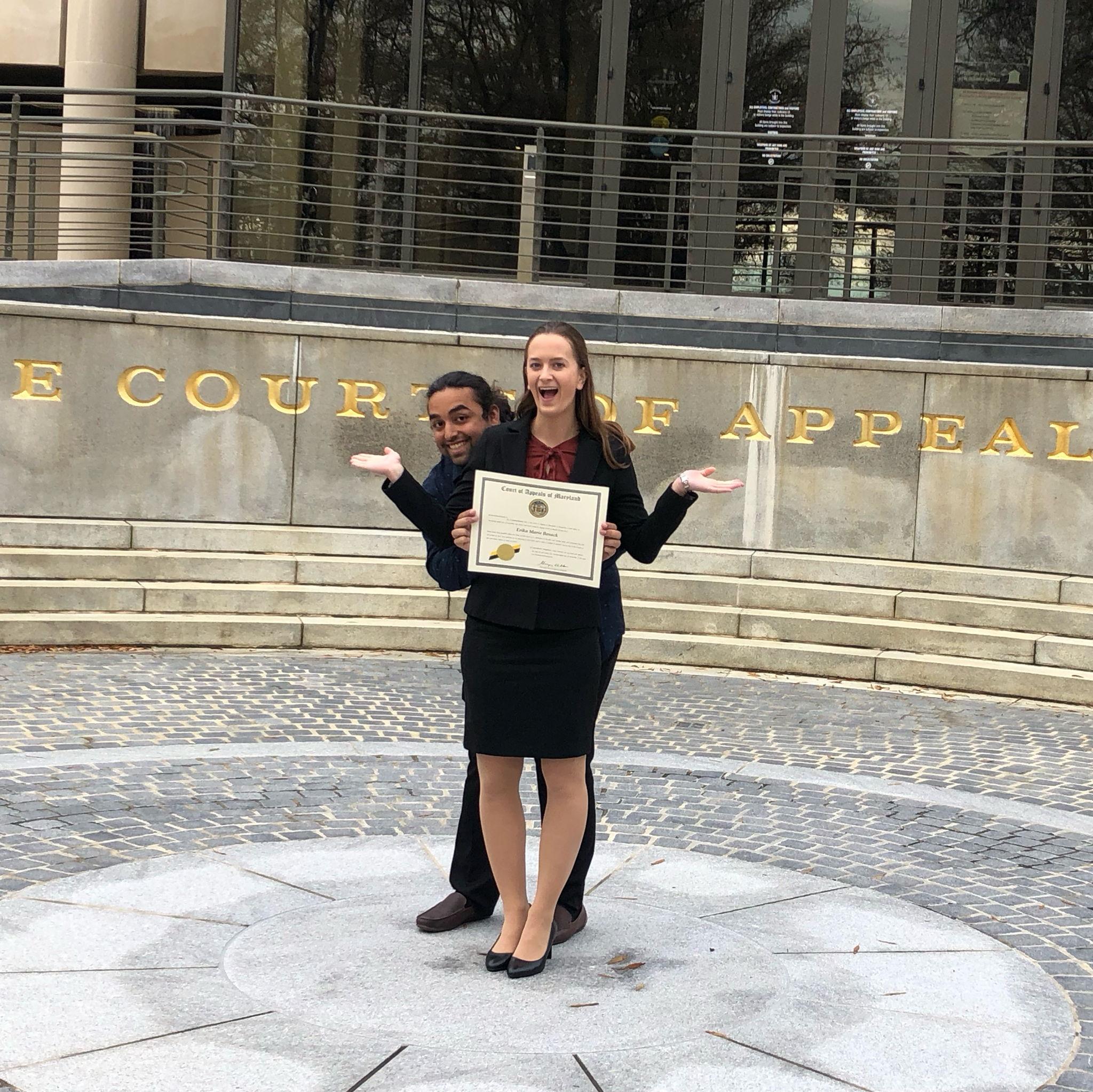 Swearing in ceremony to the Maryland bar
