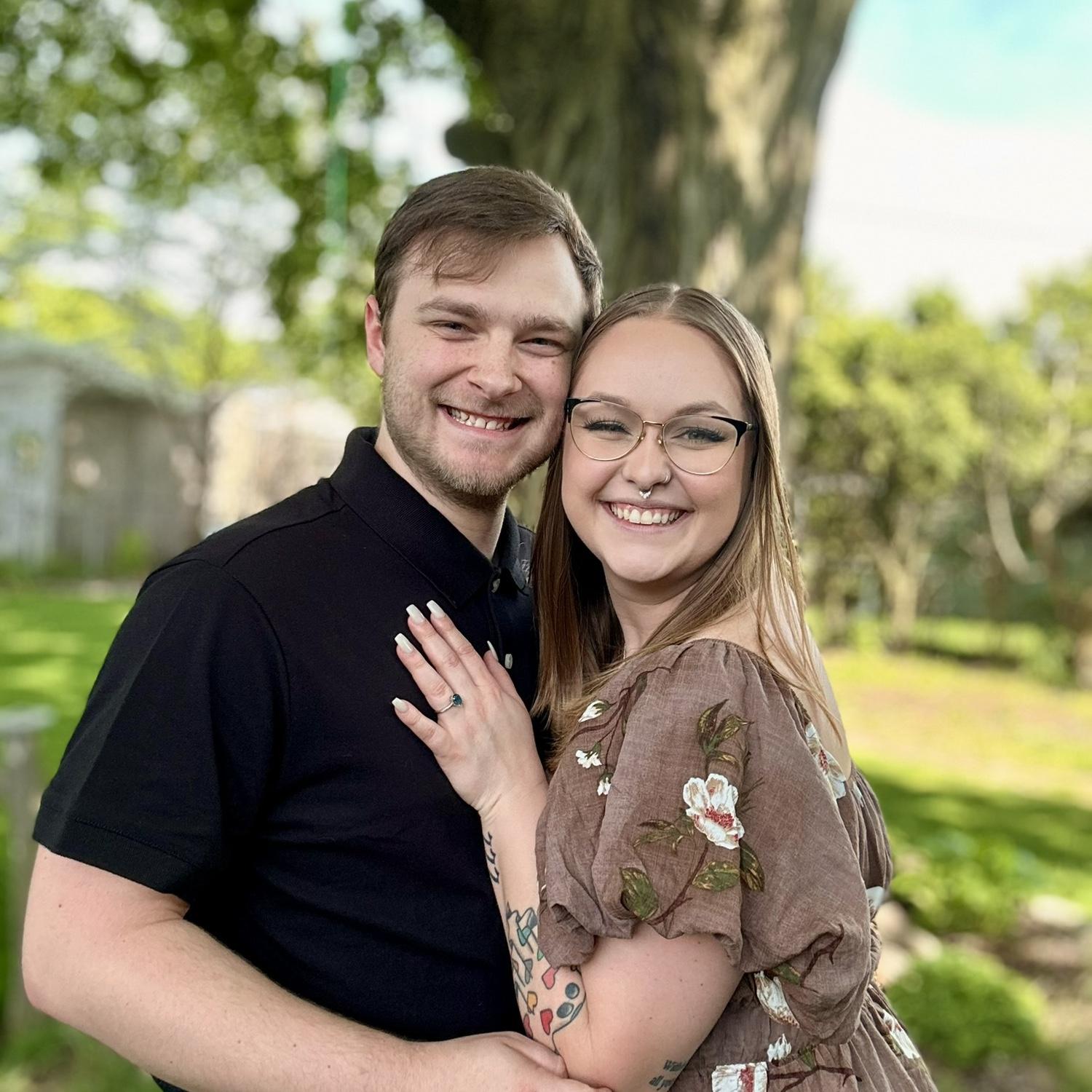 Photos we took after we went to the courthouse!