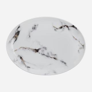 Marble Venice Fog Oval Platter