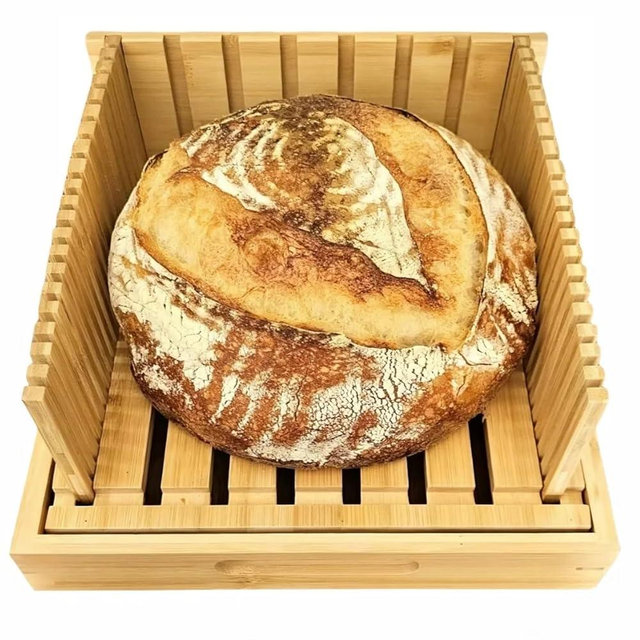 Bread Slicer for Sourdough Rounds & Homemade Bread, 10.5″ Adjustable Large Wide Capacity, Perfect for Artisan Loaves, Durable & Easy to Use – The Ideal Gift for Baking Enthusiasts