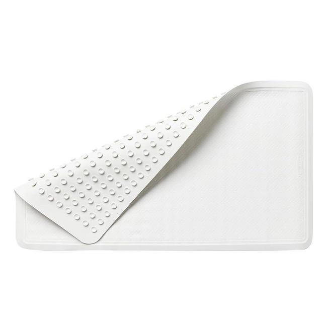 Rubbermaid Commercial Products Safti-Grip Bath Mat Large, White, Suction-Backed, Latex-Free, for Commercial/Residential Use for Home/Hotel/Shower/Bathtub