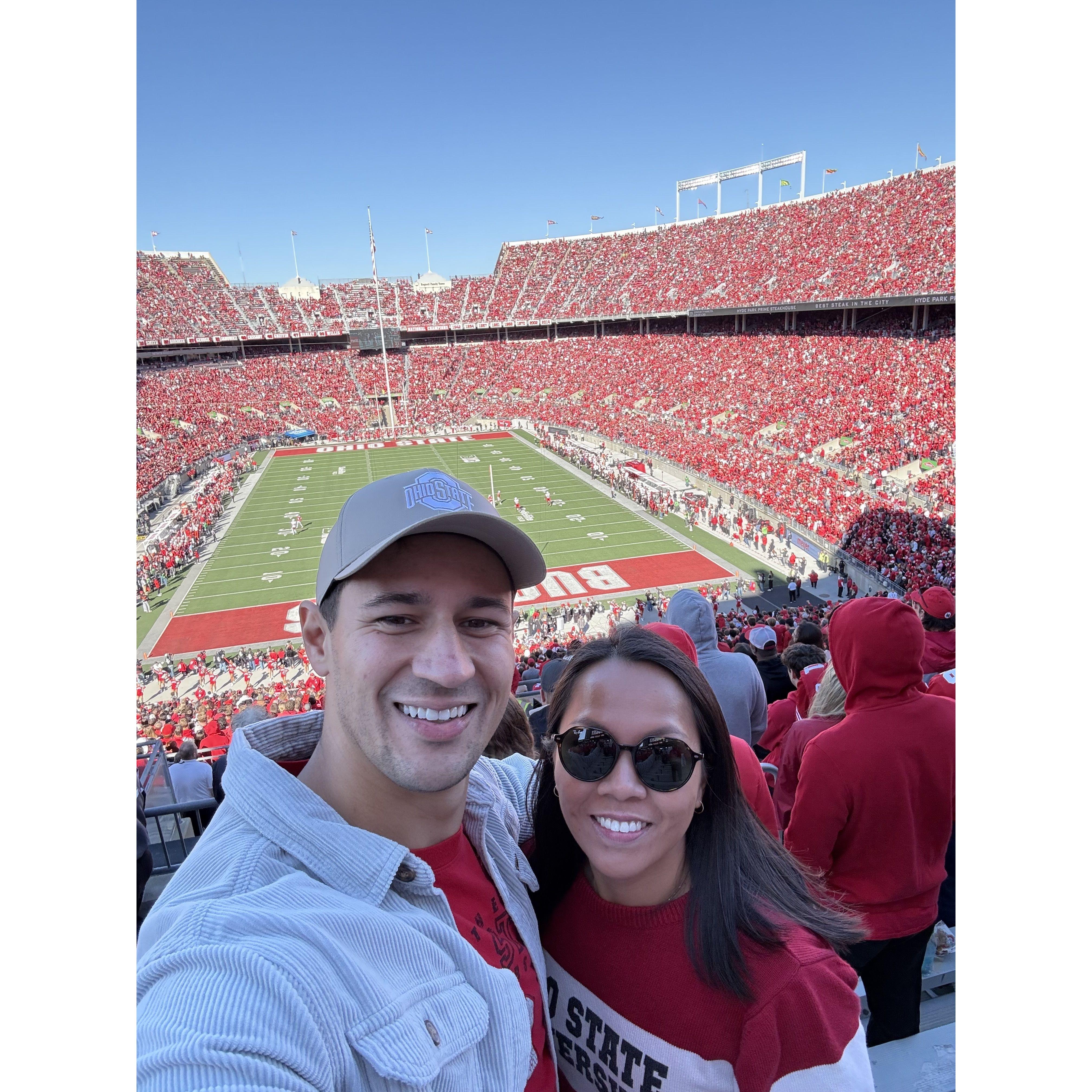 First OSU Football Game (OSU won the Natty that year '24!)
