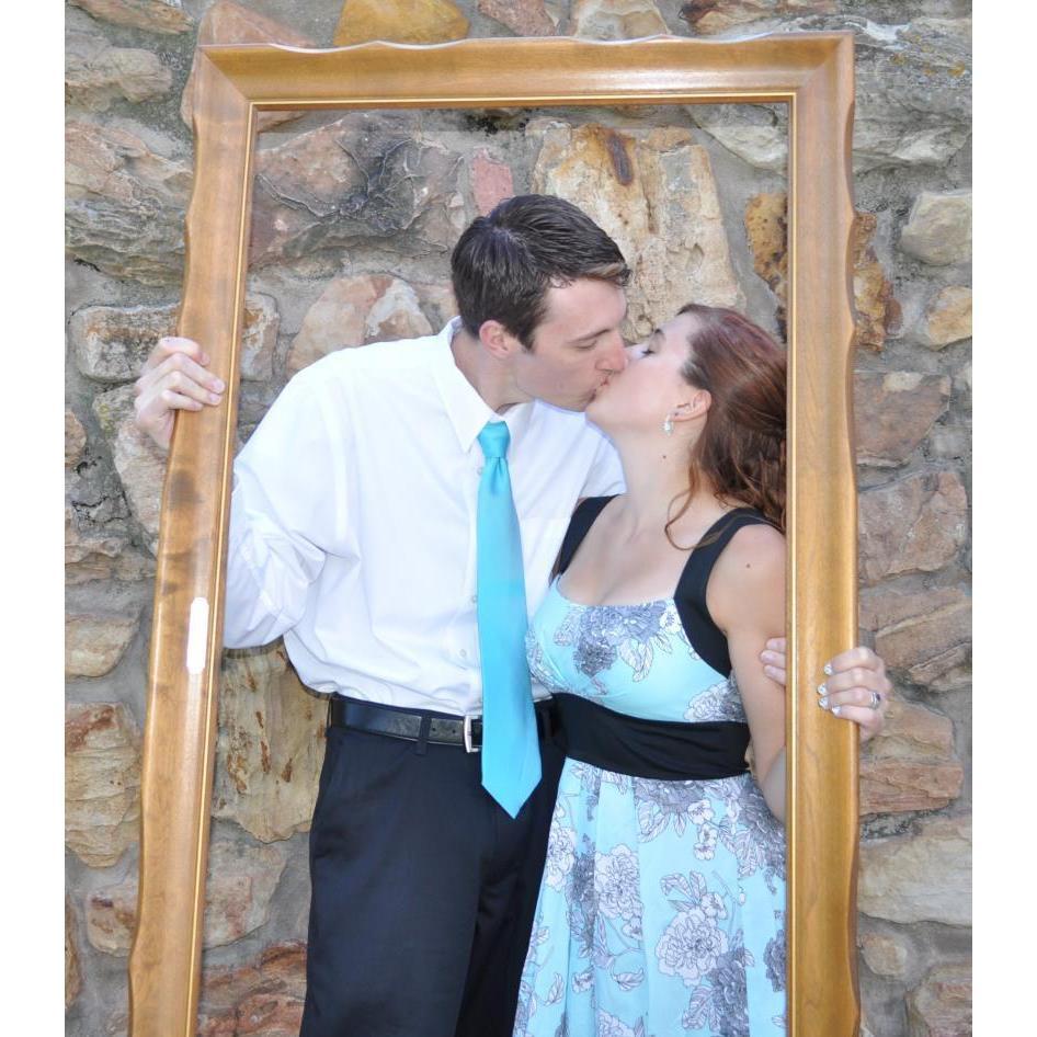 2011 wedding in Colorado! We'd only been dating a few months at this point.