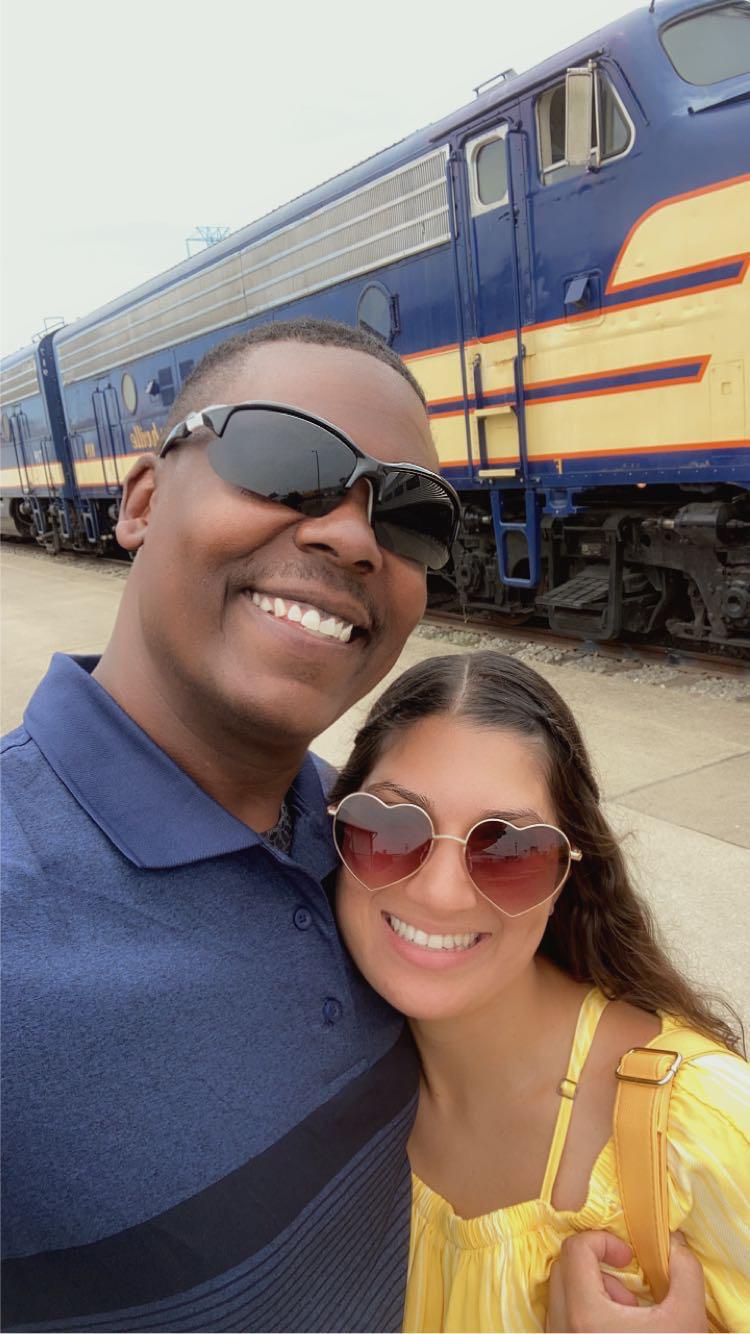 Murder Mystery train ride. The first time he said he absolutely loved me ❤️