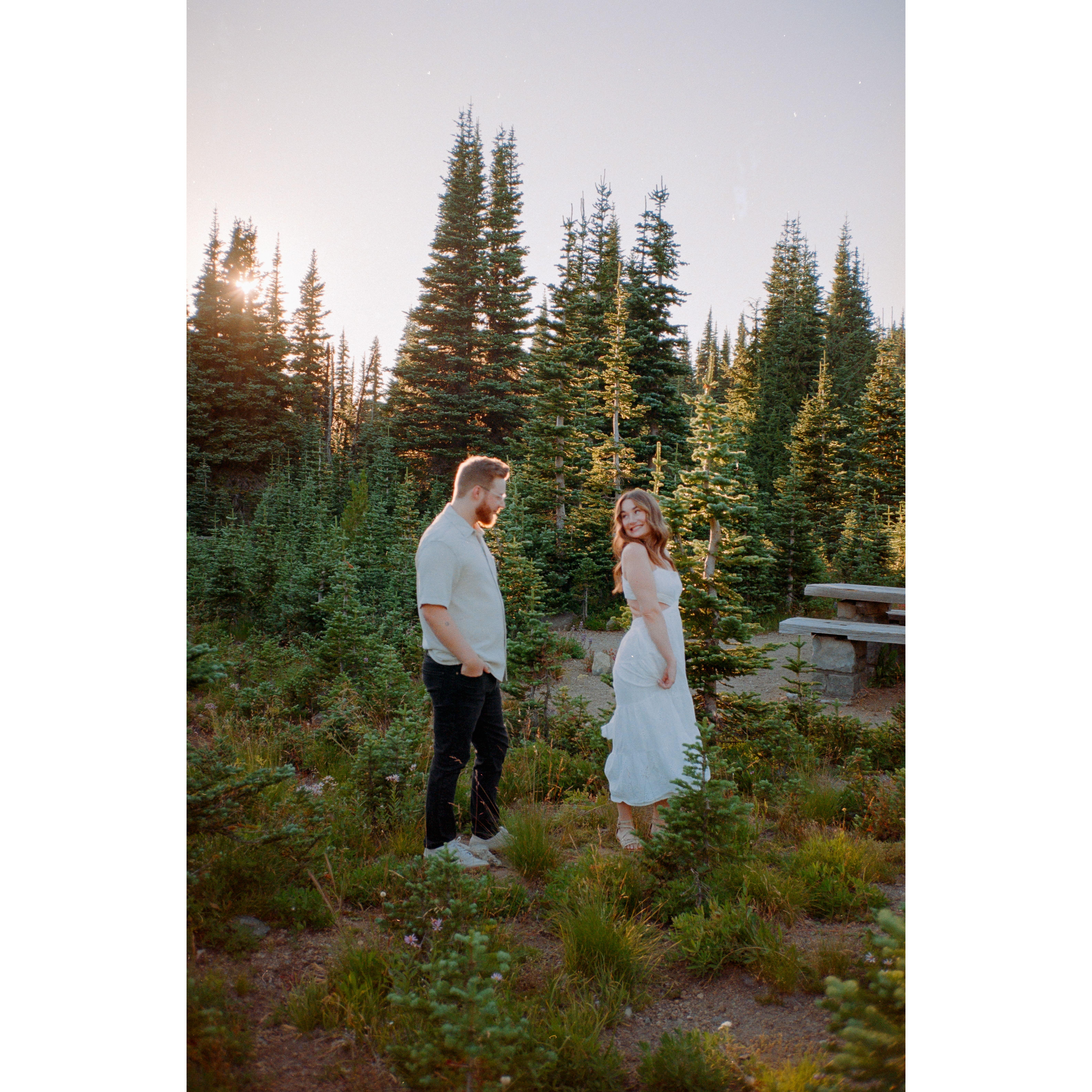 Mount Rainier Engagement Pics August 2024- Everyone deserves someone that looks at you like Cameron looks at me <3