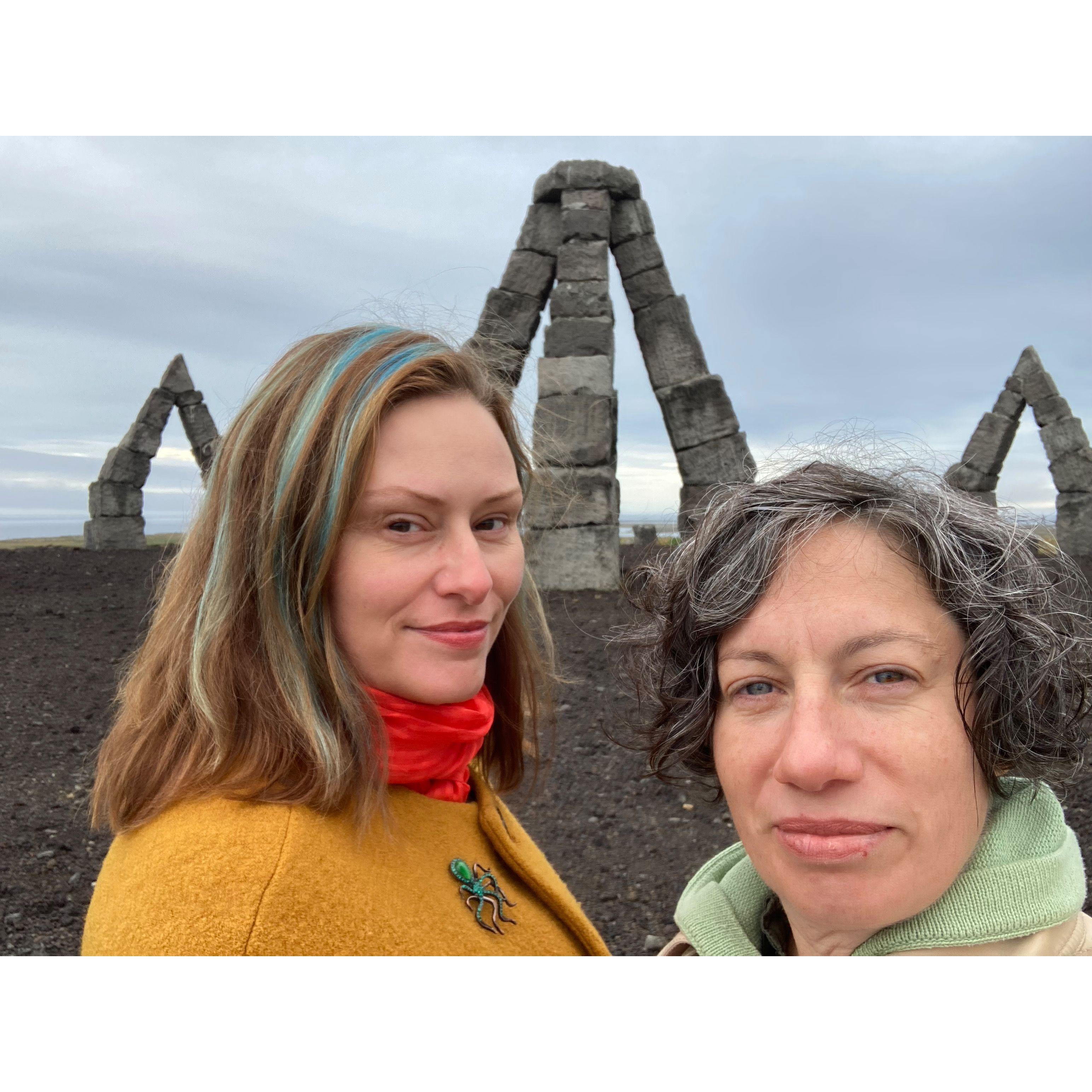 At Artic Henge in Northeast Iceland.