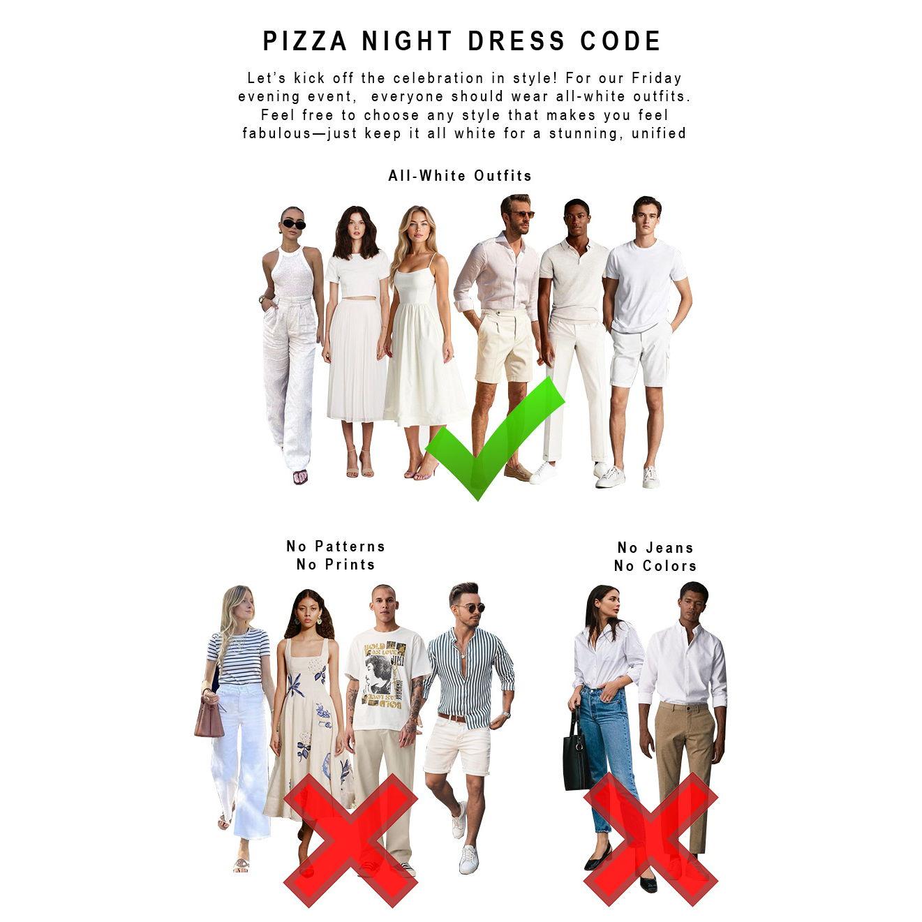 Pizza Night Dress Code